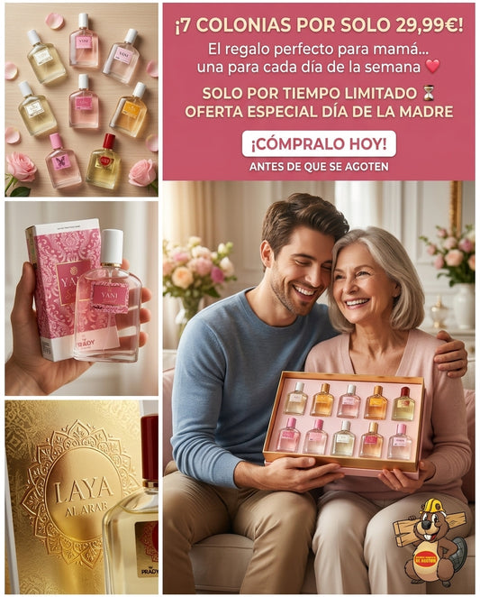 🌸 Pack 7 Colonias Prady — Solo 29,99€